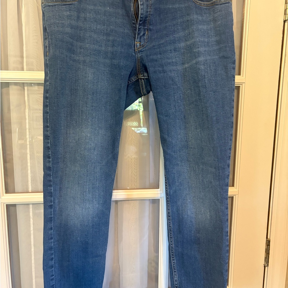 Old Navy Rockstar Super Skinny Straight Leg Blue Jeans 16